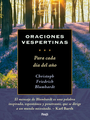 cover image of Oraciones vespertinas / Evening Prayers